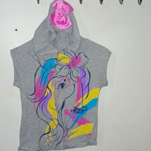 Jojo siawu hooded tank with pony